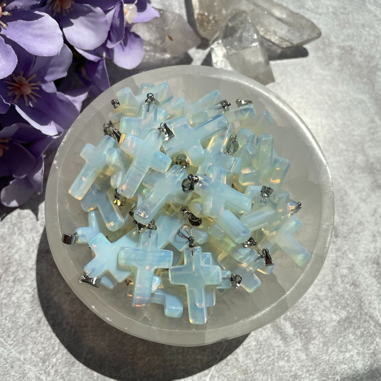 Opalite Cross Pendant Opalite Cross Pendant